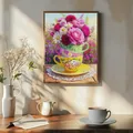 Kit peinture diamant 5D fleurs simple 20 à 50 cm – 3