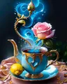 Kit peinture diamant 5D fleurs simple 20 à 50 cm – Couleur DZDP121094