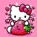 Kit peinture diamant 5D Hello Kitty 20 à 70 cm – Couleur Bleu (08)