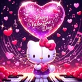 Kit peinture diamant 5D Hello Kitty 20 à 70 cm – Couleur Bleu marine (09)