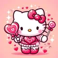 Kit peinture diamant 5D Hello Kitty 20 à 70 cm – Couleur Jaune (02)
