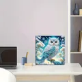 Kit peinture diamant 5D hibou sur branches acrylique – 2