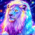 Kit peinture diamant 5D lion animal 20 à 50 cm – Couleur 7319