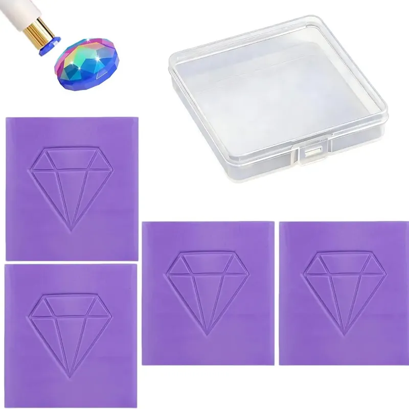 Kit peinture diamant adulte avec argile collante spéciale