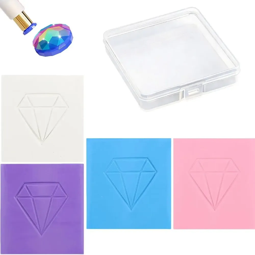 Kit peinture diamant adulte avec argile collante spéciale