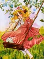 Kit peinture diamant anime fille fleur 20x30 à 50x70 cm – Couleur XYHK563-22