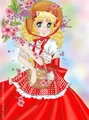 Kit peinture diamant anime fille fleur 20x30 à 50x70 cm – Couleur XYHK563-3