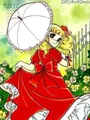 Kit peinture diamant anime fille fleur 20x30 à 50x70 cm – Couleur XYHK563-9