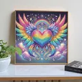 Kit peinture diamant arc-en-ciel 30x30 cm pour adultes – 6