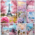 Kit peinture diamant architecture européenne paysage 5D – 1