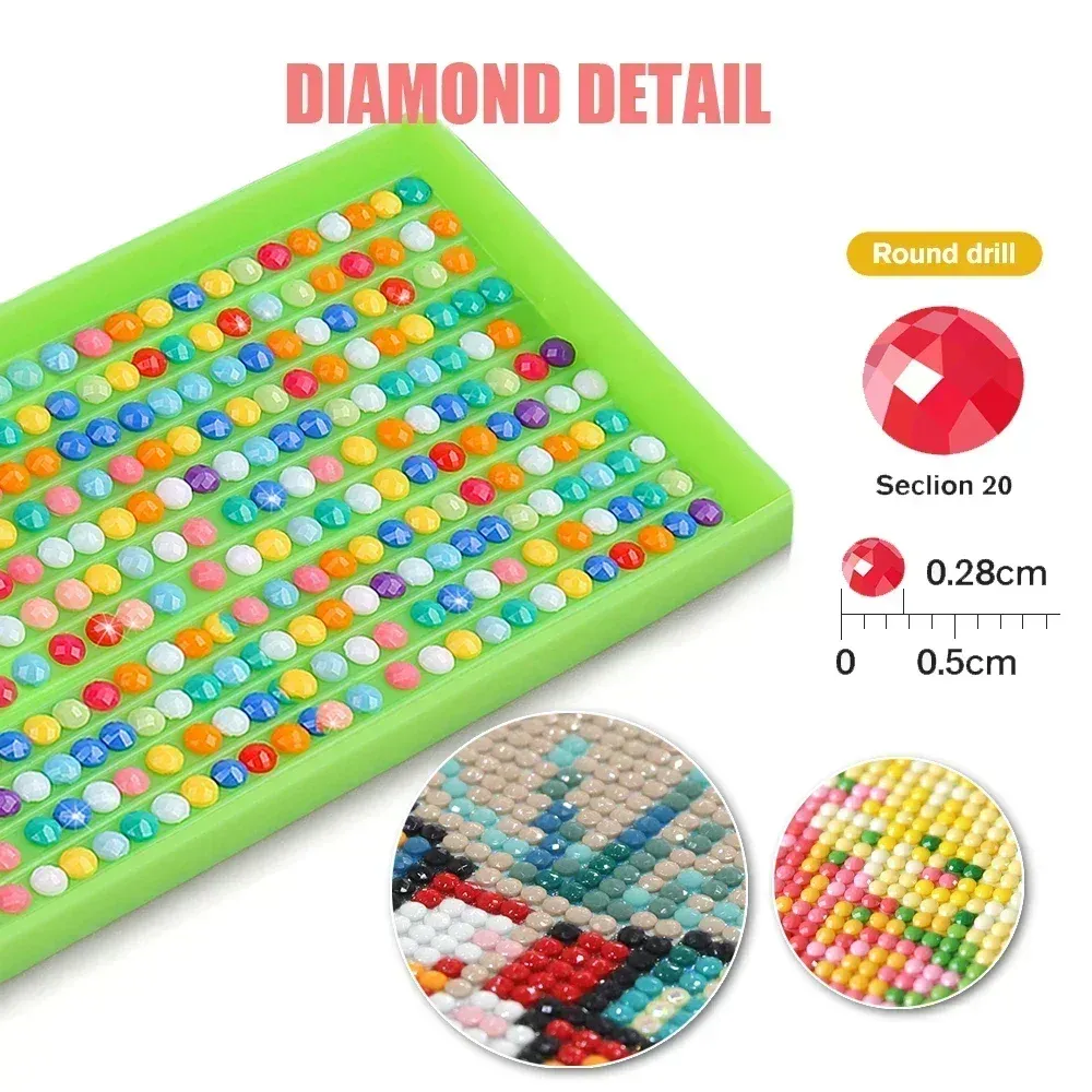 Kit peinture diamant architecture européenne paysage 5D