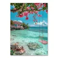 Kit peinture diamant architecture européenne paysage 5D – Couleur FDX7144