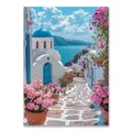 Kit peinture diamant architecture européenne paysage 5D – Couleur FDX7145