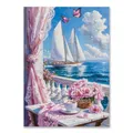 Kit peinture diamant architecture européenne paysage 5D – Couleur KEP-642U