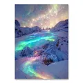 Kit peinture diamant architecture européenne paysage 5D – Couleur KEP-647U