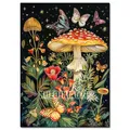 Kit peinture diamant champignon papillon 20x30 à 40x50 cm – Couleur FDX5678