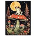 Kit peinture diamant champignon papillon 20x30 à 40x50 cm – Couleur FDX5682