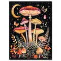 Kit peinture diamant champignon papillon 20x30 à 40x50 cm – Couleur FDX5687