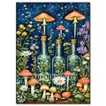 Kit peinture diamant champignon papillon 20x30 à 40x50 cm – Couleur FDX5691