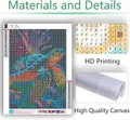 Kit peinture diamant chasseur ville Saeba Ryo 30x20 à 70x50 cm – 6