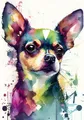 Kit peinture diamant chiens chihuahuas 20 à 70 cm – Couleur HS1419-9