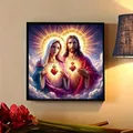 Kit peinture diamant Cœur d'amour 20x20 à 40x40cm – 4