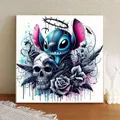 Kit peinture diamant crâne rose 30 à 50 cm – 3