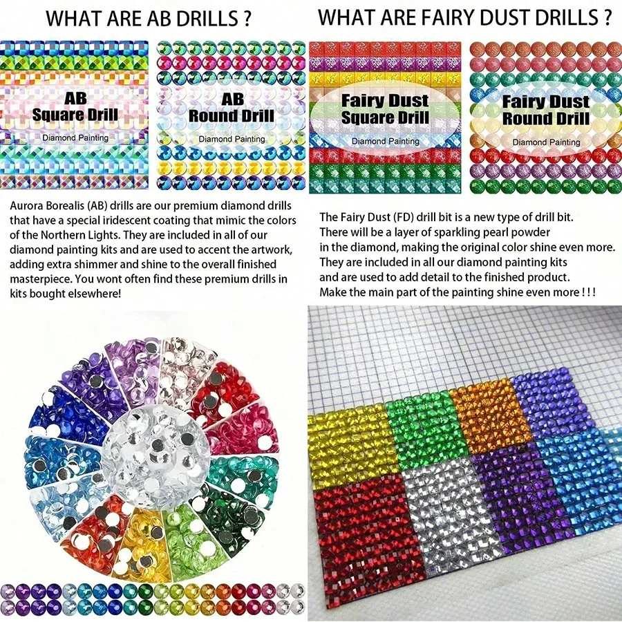 Kit peinture diamant crâne rose 30 à 50 cm