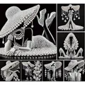 Kit peinture diamant dame élégante 30x30 cm – 3