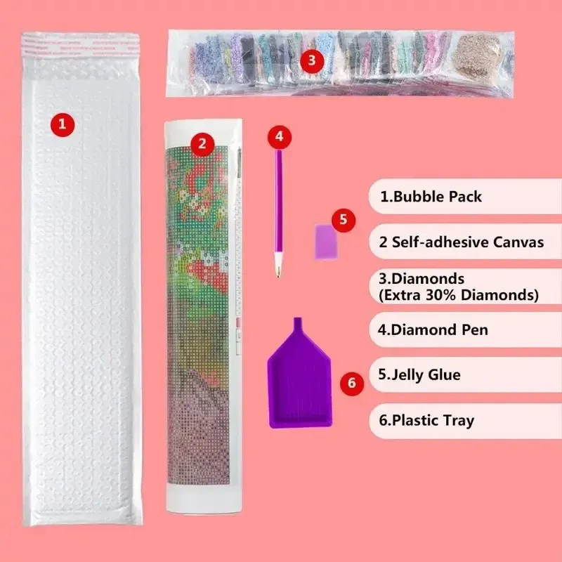 Kit peinture diamant Disney 20 à 50 cm