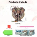 Kit peinture diamant éléphant 30 cm – 3