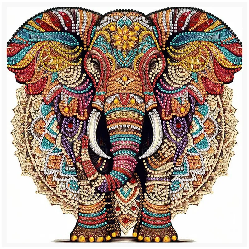 Kit peinture diamant éléphant 30 cm