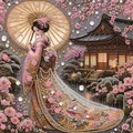 Kit peinture diamant fille japonaise forme spéciale – Couleur YXZ231
