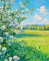 Kit peinture diamant fleurs 20 à 50 cm débutant – Couleur DZDP126985