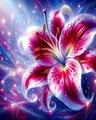 Kit peinture diamant fleurs 20 à 50 cm ronde ou carrée – Couleur DZDP122142