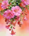 Kit peinture diamant fleurs 20x30 à 40x50 cm – Couleur DZDP123662