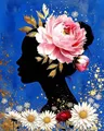 Kit peinture diamant fleurs 20x30 à 40x50 cm – Couleur DZDP125758