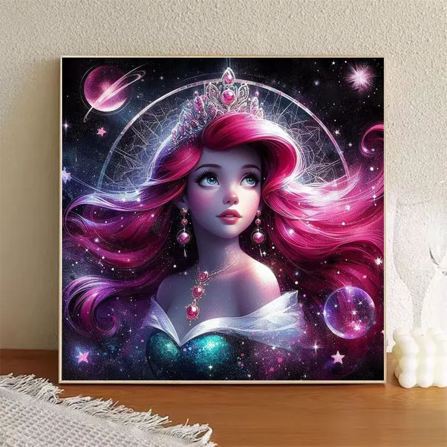 Kit peinture diamant floqué 30x30 à 50x50 cm