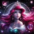 Kit peinture diamant floqué 30x30 à 50x50 cm – Couleur Round fairy dust