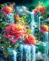 Kit peinture diamant floral 20 à 50 cm – Couleur DZDP121770