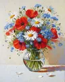 Kit peinture diamant floral 20 à 50 cm – Couleur DZDP129234