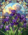 Kit peinture diamant floral 20 à 50 cm – Couleur DZDP131167