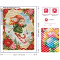 Kit peinture diamant forêt noël 30 à 60 cm – 4