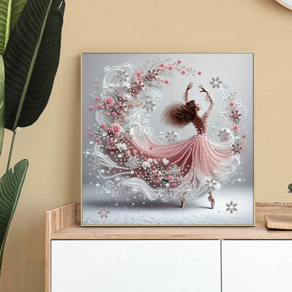 Kit peinture diamant forme spéciale danseuse