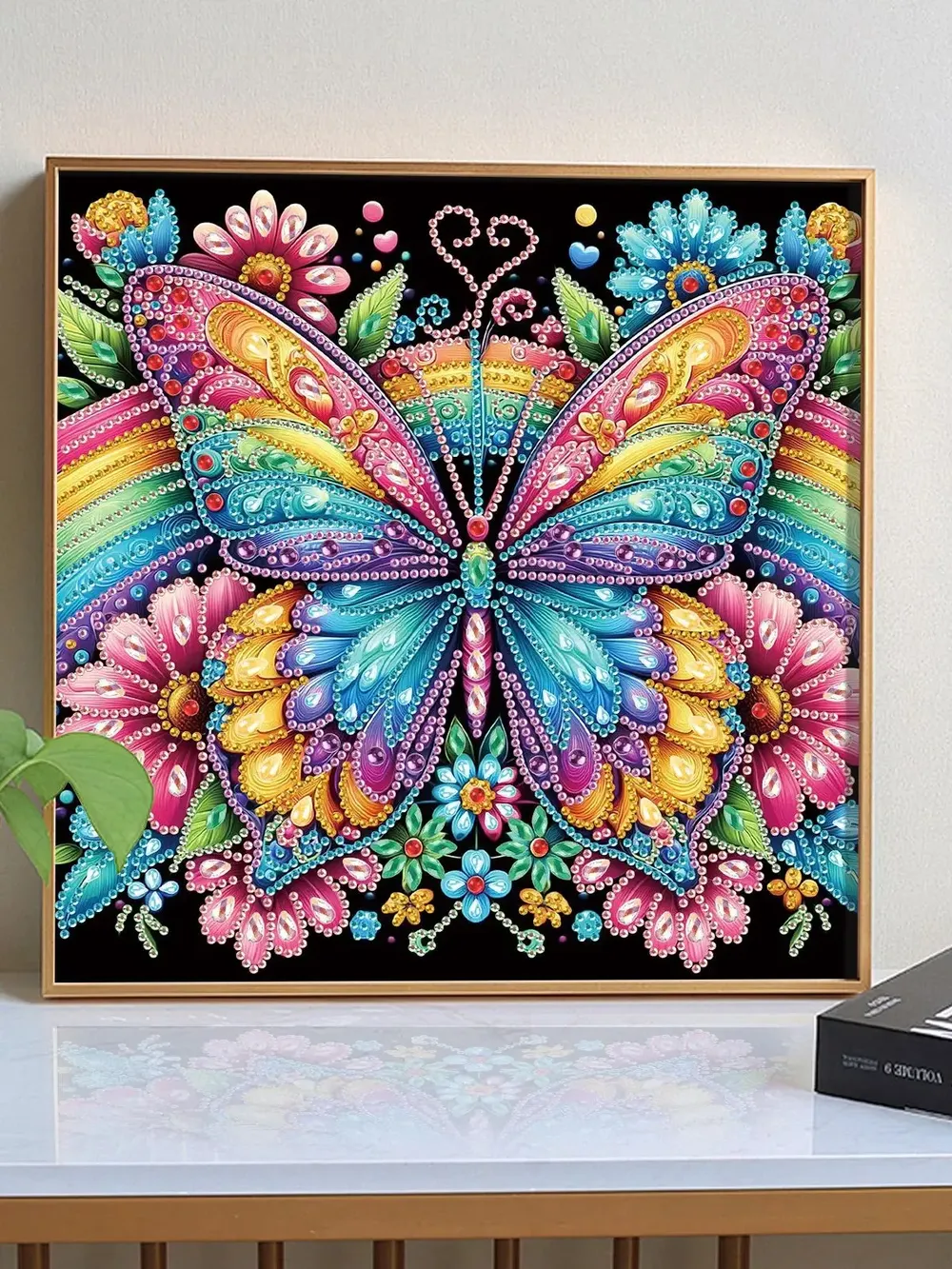 Kit peinture diamant forme spéciale papillon