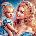 Kit peinture diamant forme spéciale princesse – 1