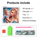 Kit peinture diamant forme spéciale princesse – 3