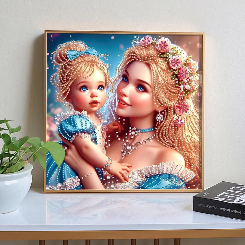 Kit peinture diamant forme spéciale princesse