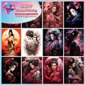 Kit peinture diamant geisha dragon 20x30 à 50x70 cm – 1