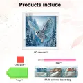 Kit peinture diamant hibou extraterrestre 30 cm – 3